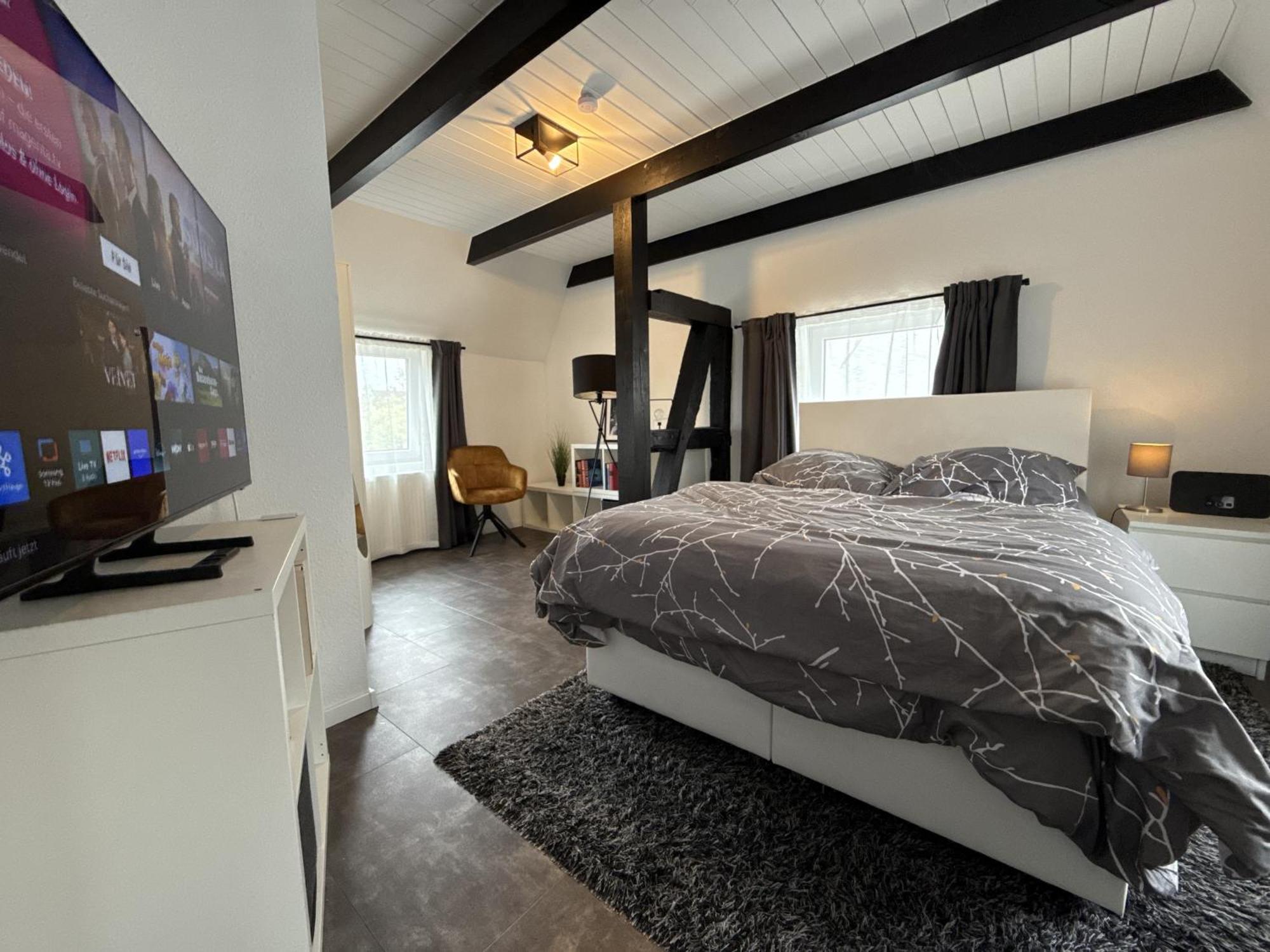 Fachwerkhaus Mit 2 Getrennten Schlafzimmern, Wohnzimmer Und Kueche บุคเคอบวร์ก ภายนอก รูปภาพ